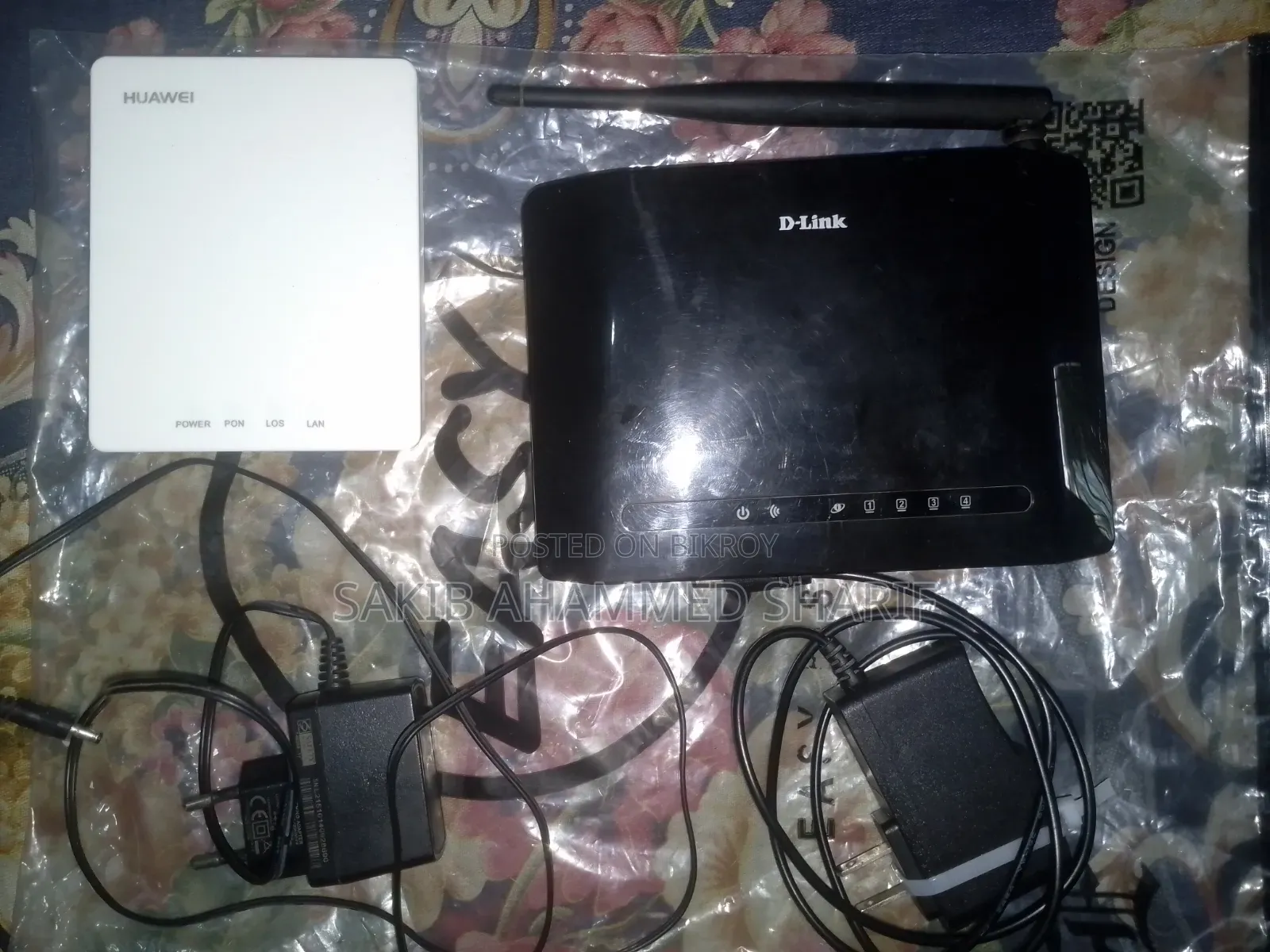 Router and ONU D-Link Router Huawei Onu
