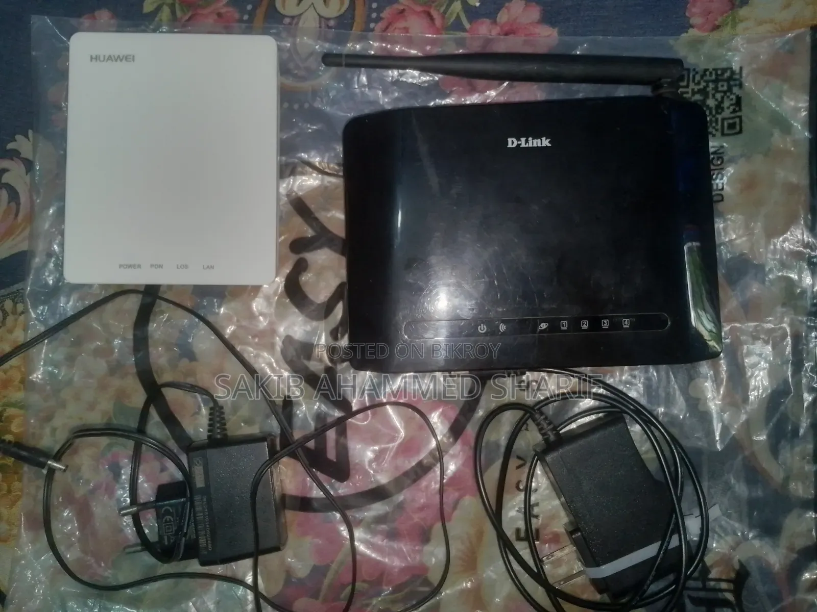 Router and ONU D-Link Router Huawei Onu