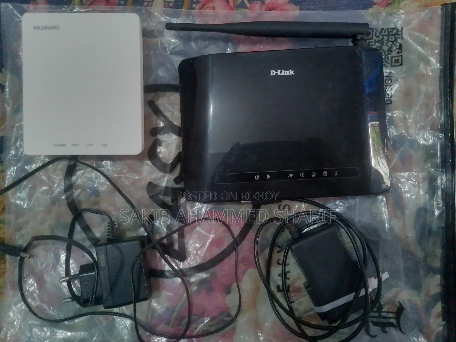 Router and ONU D-Link Router Huawei Onu