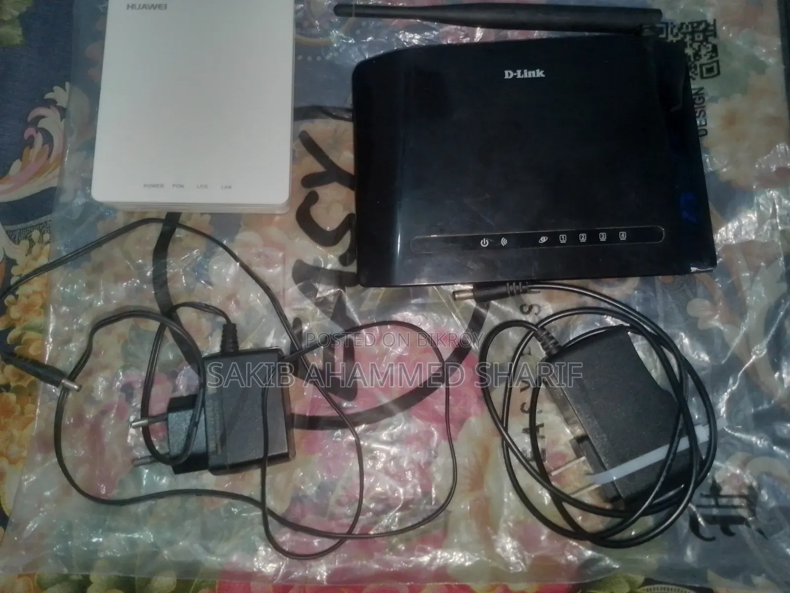 Router and ONU D-Link Router Huawei Onu