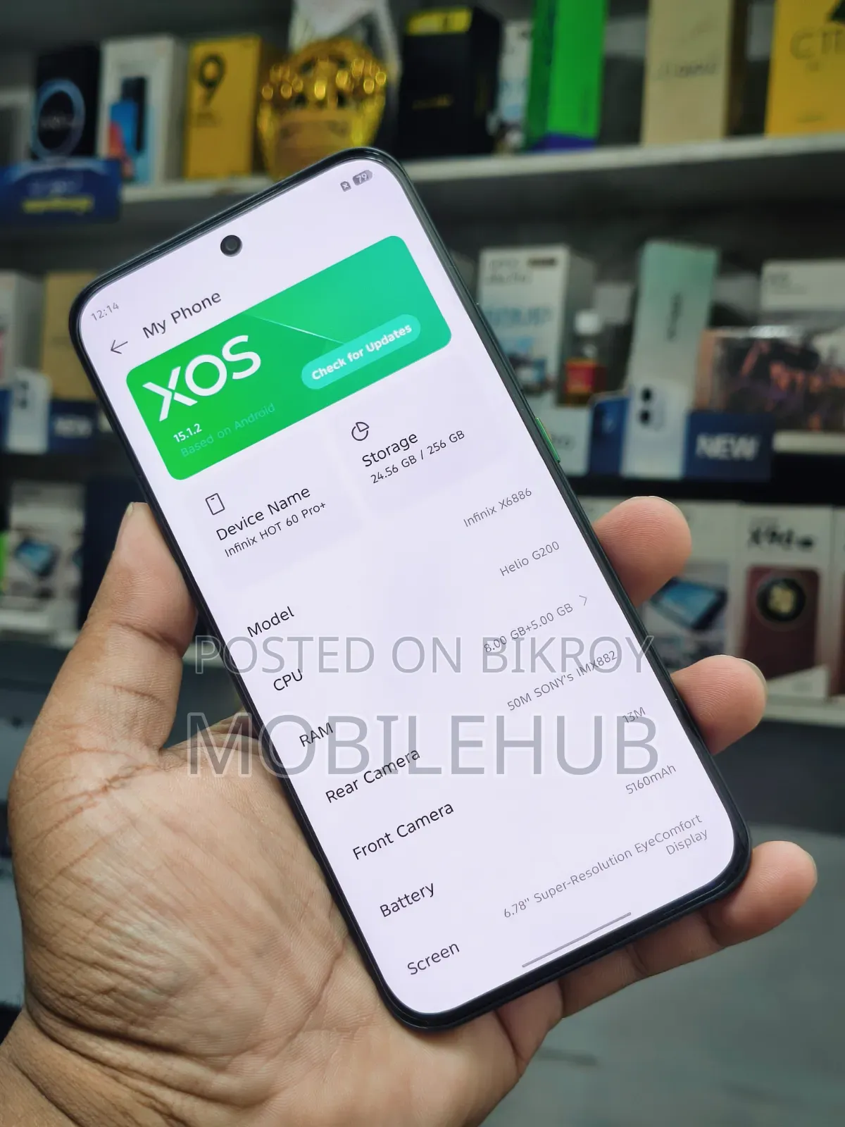 Infinix Hot 60 Pro+ 256 GB Black