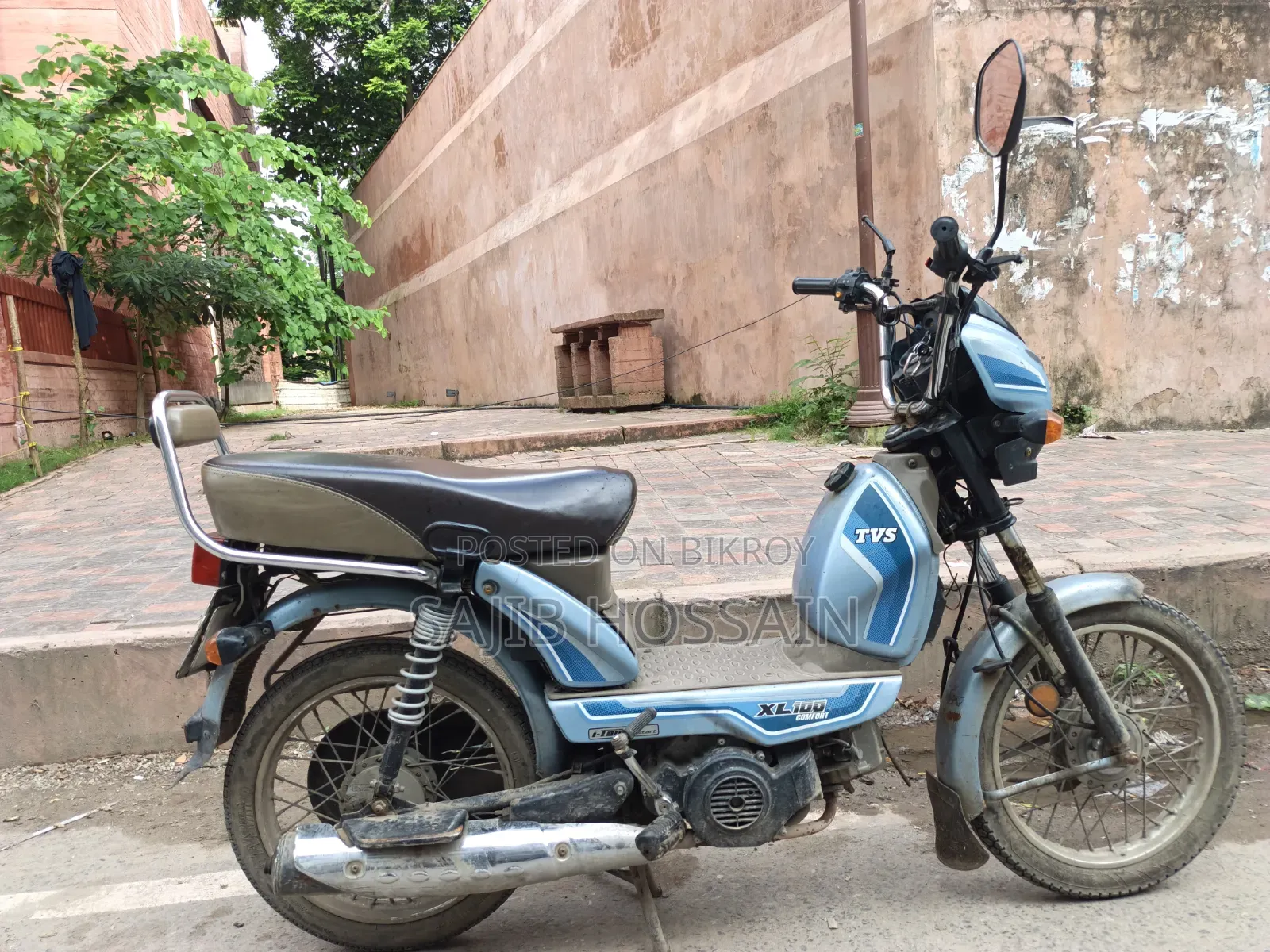 টিভিএস এক্সএল ১০০ ২০২২ ব্লু