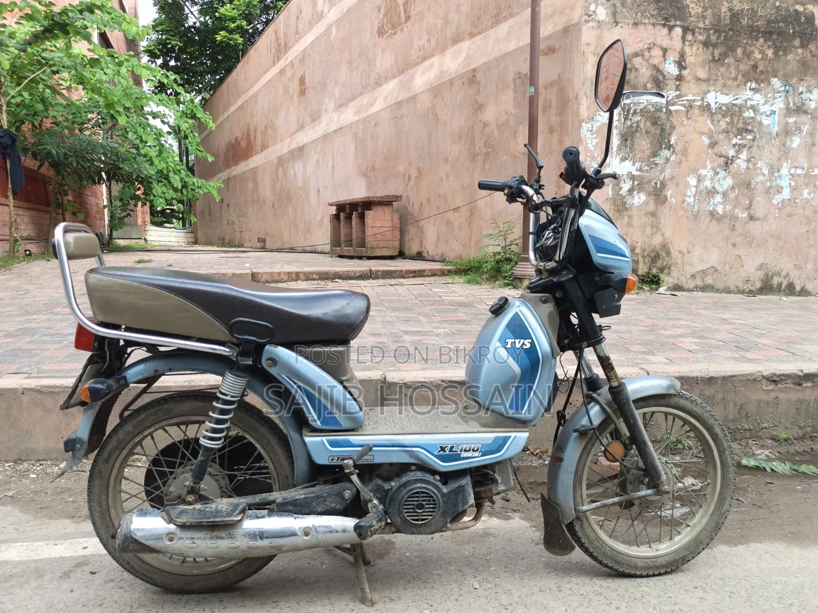 টিভিএস এক্সএল ১০০ ২০২২ ব্লু