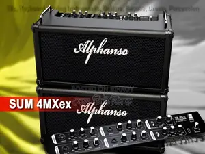80watt Alphanso SUM4mx - Mixer Amplifier (Play Anything)