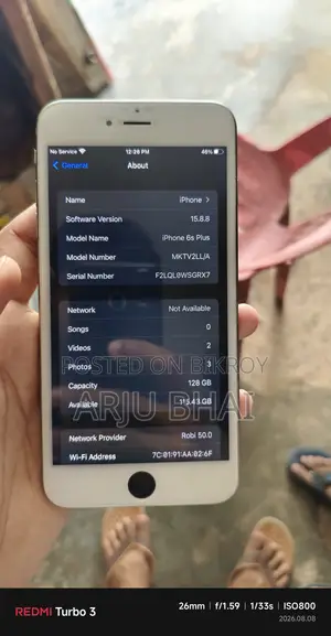 অ্যাপল আইফোন ৬এস প্লাস ১২৮ জিবি সিলভার