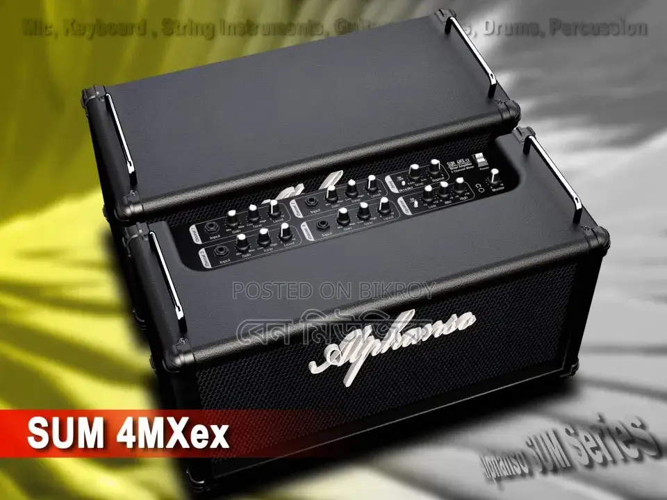 80watt Alphanso SUM4mx - Mixer Amplifier (Play Anything)
