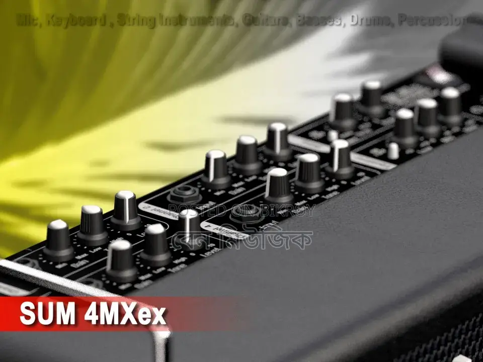 80watt Alphanso SUM4mx - Mixer Amplifier (Play Anything)