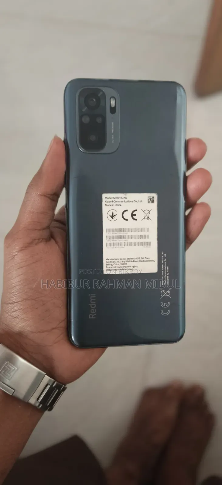 শাওমি রেডমি নোট ১০ ৬৪ জিবি ব্ল্যাক