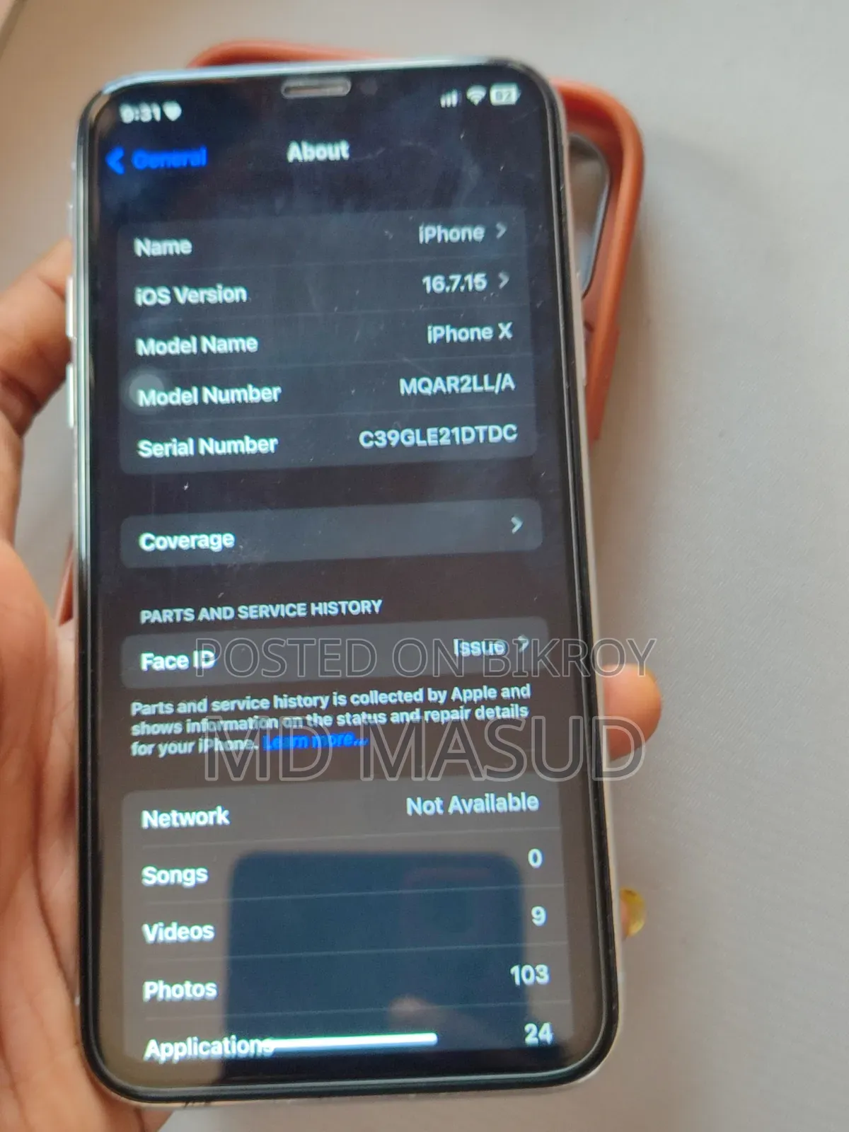 Apple iPhone X 64 GB White