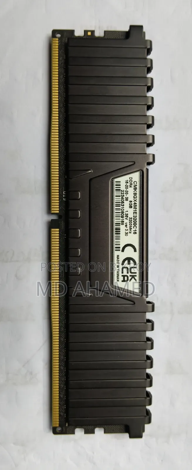 Corsair Vengeance LPX 8GB 3200MHz DDR4 Desktop RAM