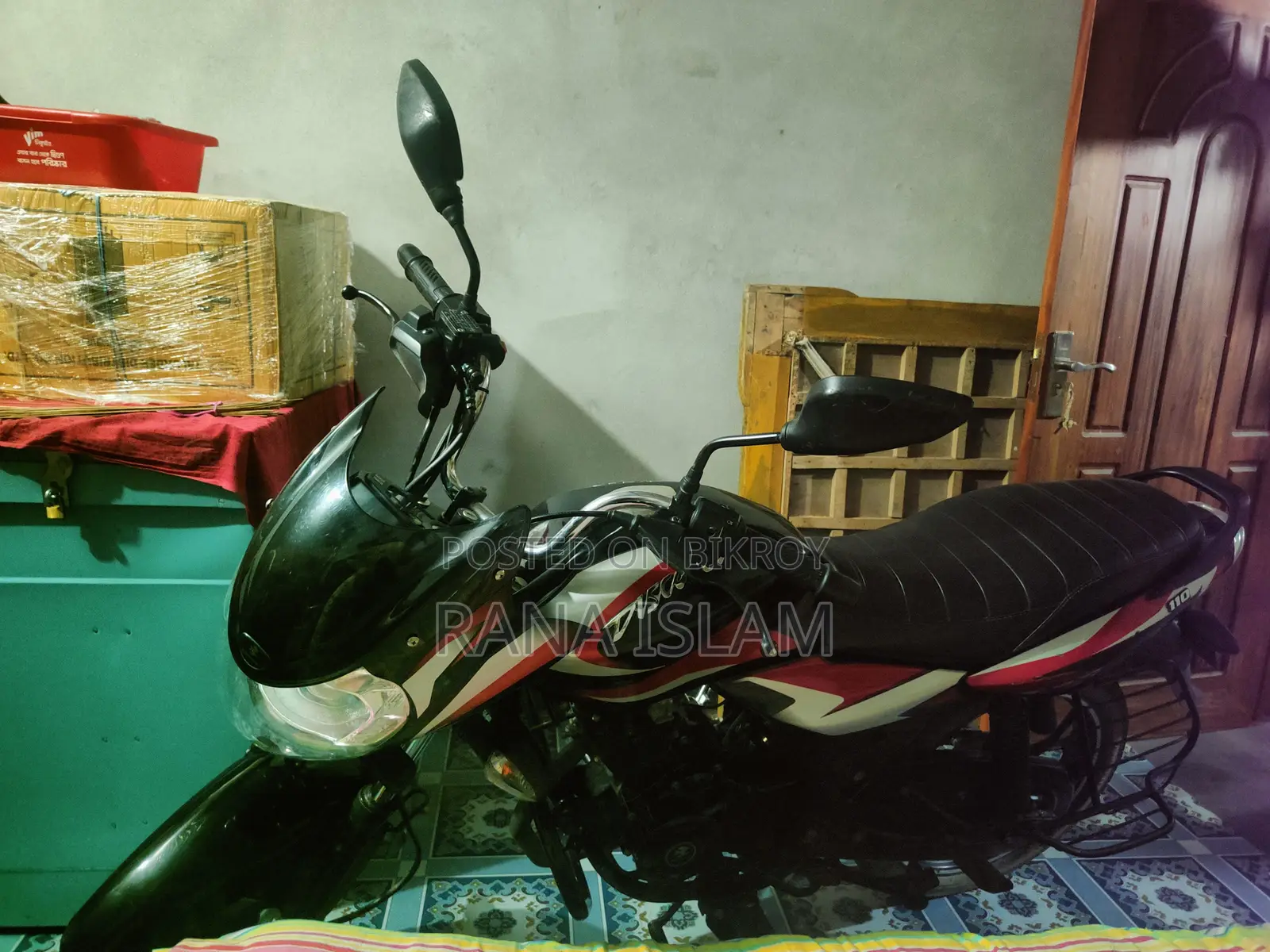 New Bajaj Discover 110 2023 Red