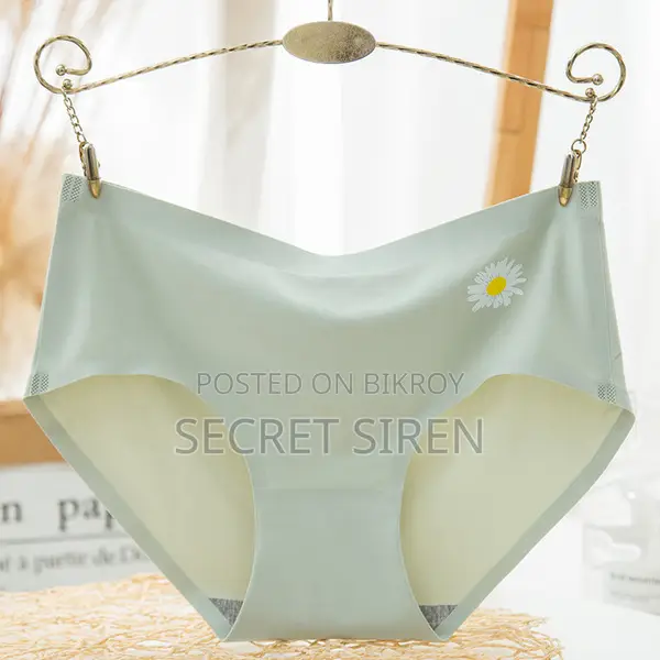 Seamless Ice Silk Women's Graphene Cotton Bottom Panty Thong Panty