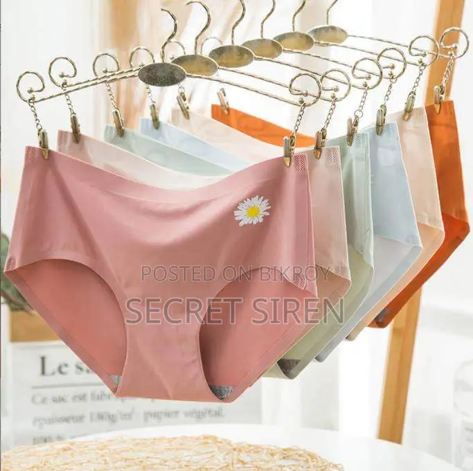 Seamless Ice Silk Women's Graphene Cotton Bottom Panty Thong Panty