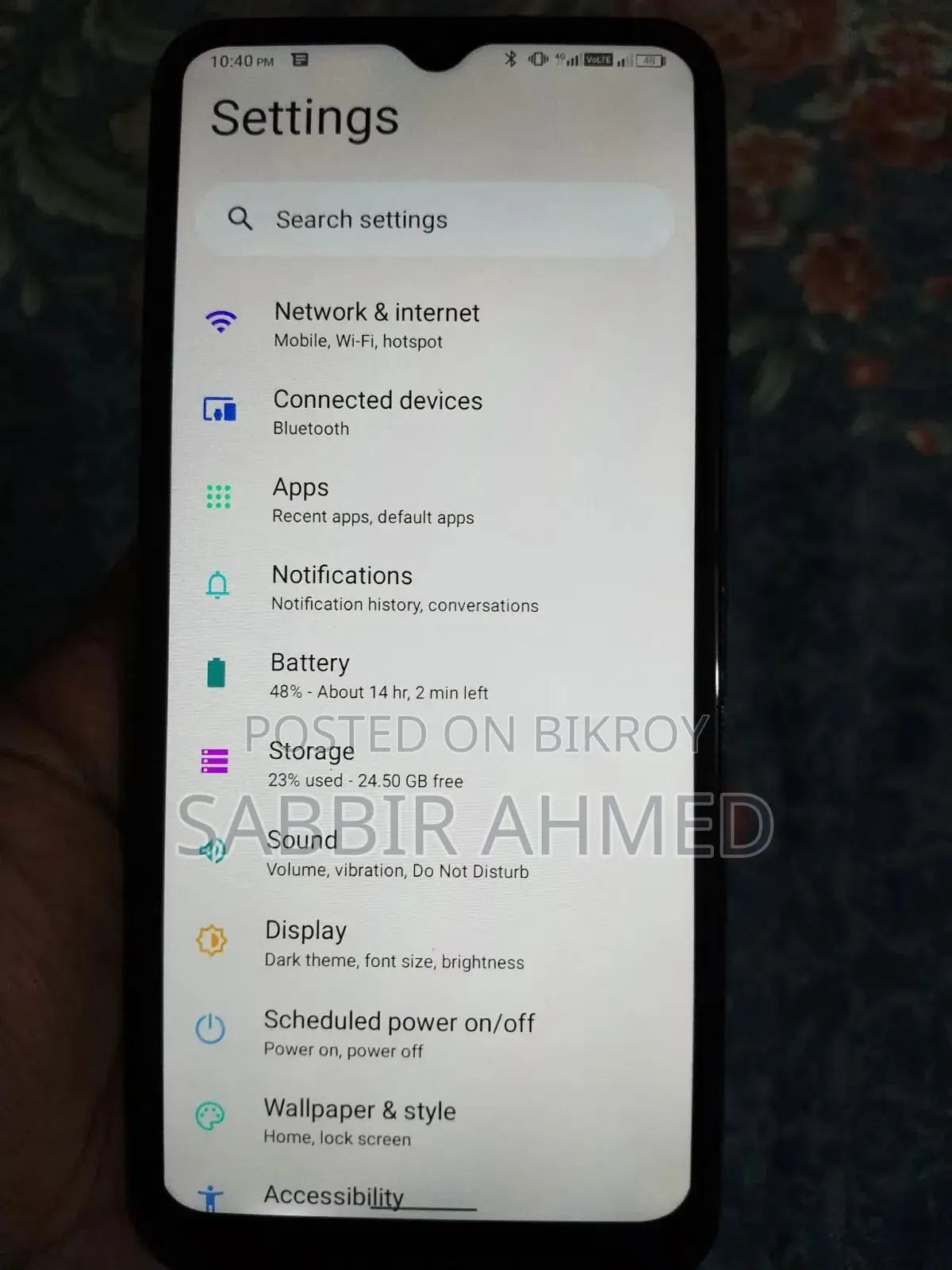 Symphony I85 32 GB Blue