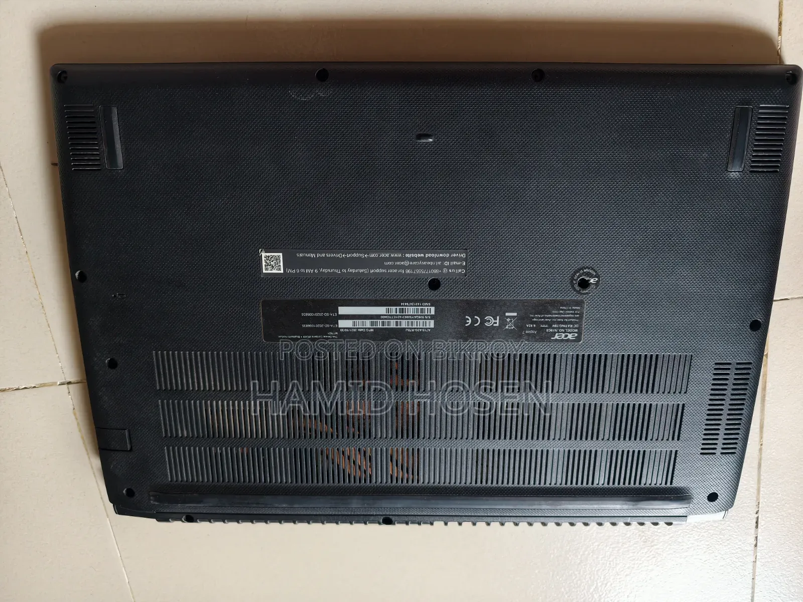 Laptop Acer Aspire 7 16GB AMD Ryzen 5 SSD 512GB