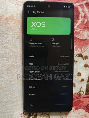 Infinix Note 40 256 GB Black