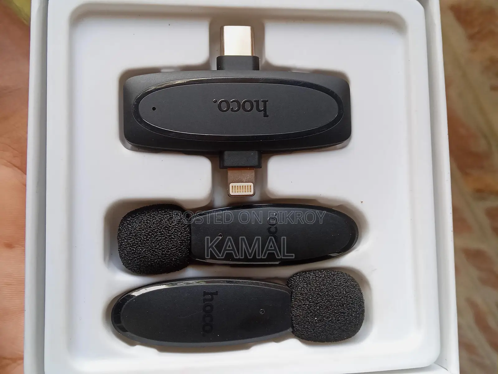 Hoco Premium Dual-Mic Wireless Microphone