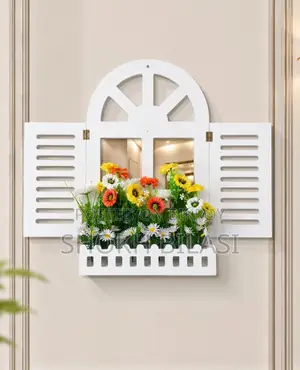 Premium Mirror Window Flower Wall Decor