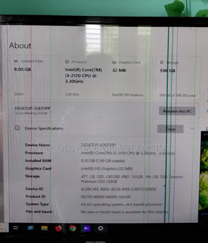 Desktop Computer Gigabyte 8GB Intel Core I3 SSD 512GB