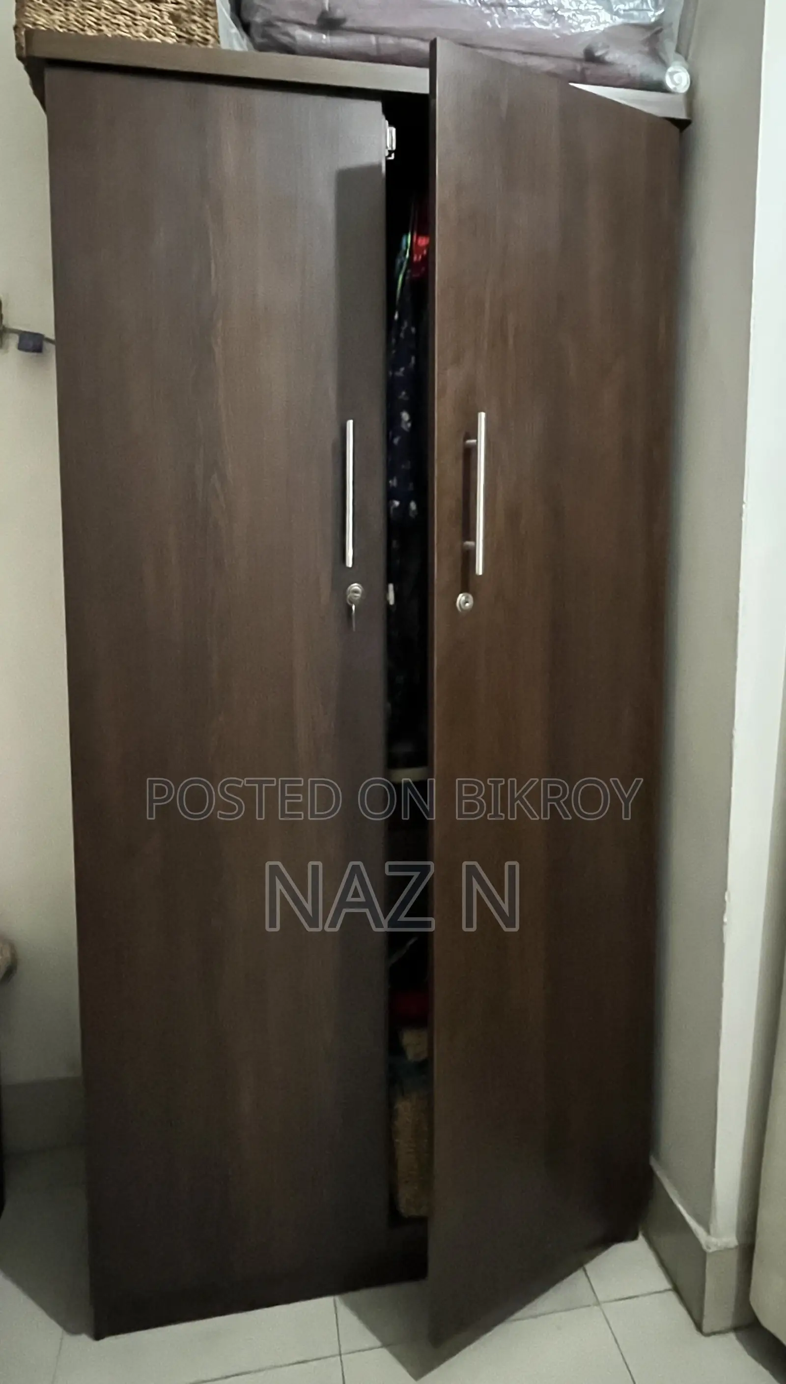 Laminated Board 2-Door Almirah