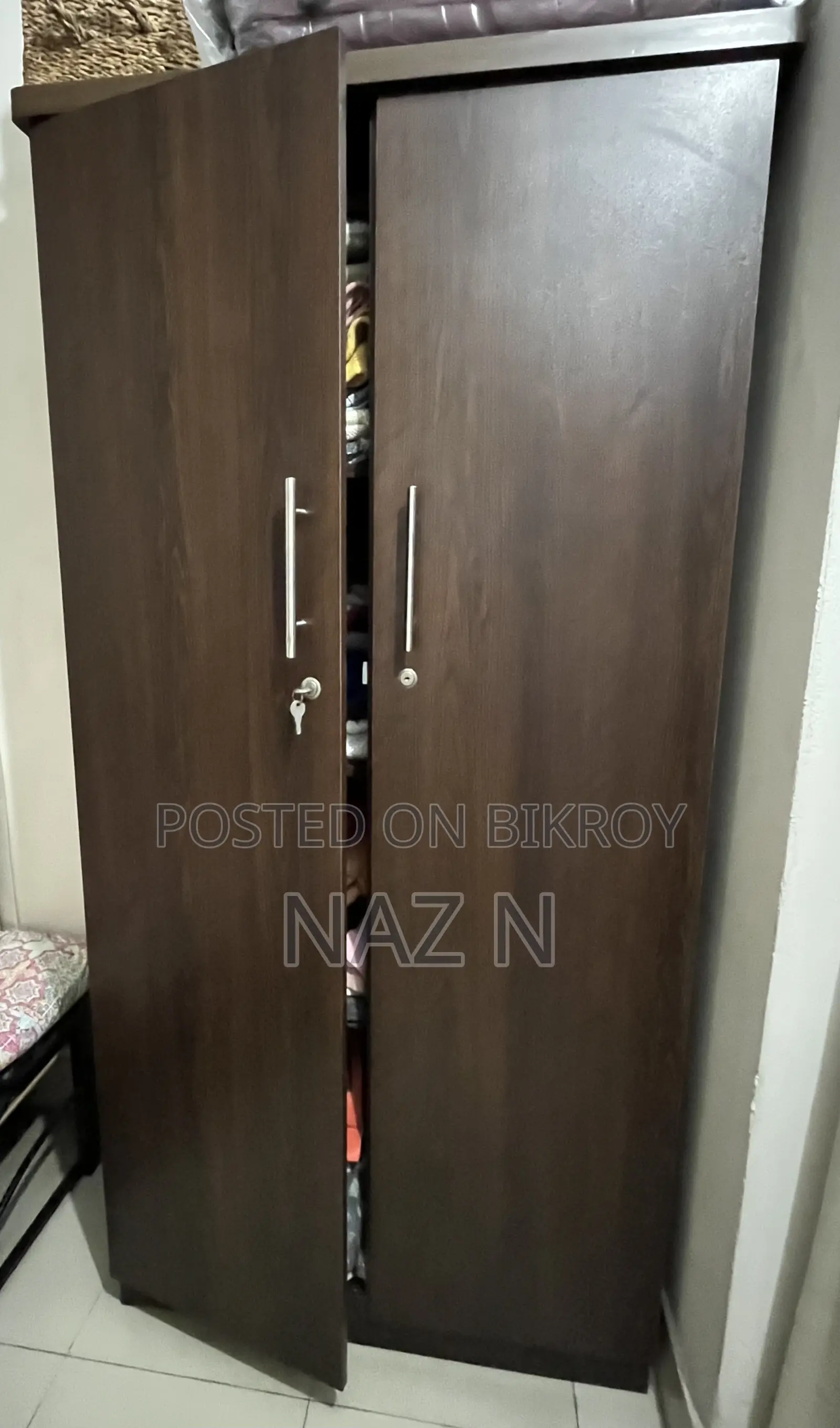 Laminated Board 2-Door Almirah