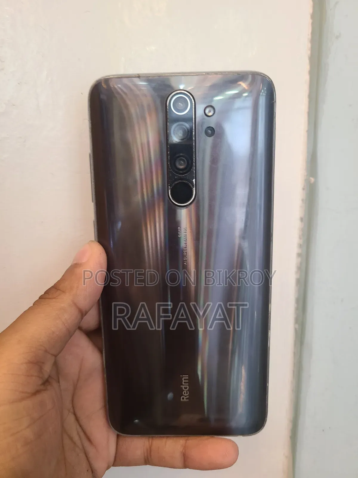 শাওমি রেডমি নোট ৮ প্রো ৬৪ জিবি ব্ল্যাক