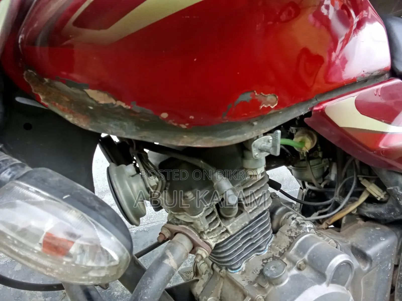 Bajaj Discover 100 2013 Red