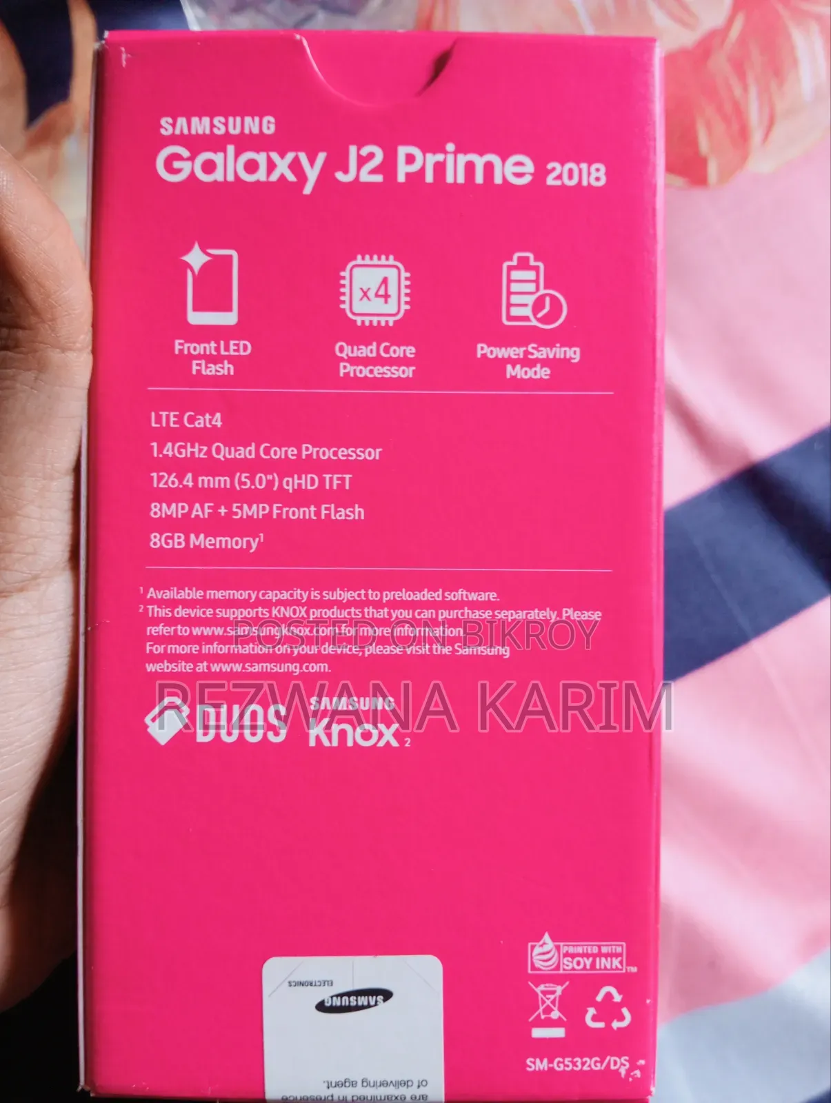 Samsung Galaxy J2 Prime 8 GB Silver