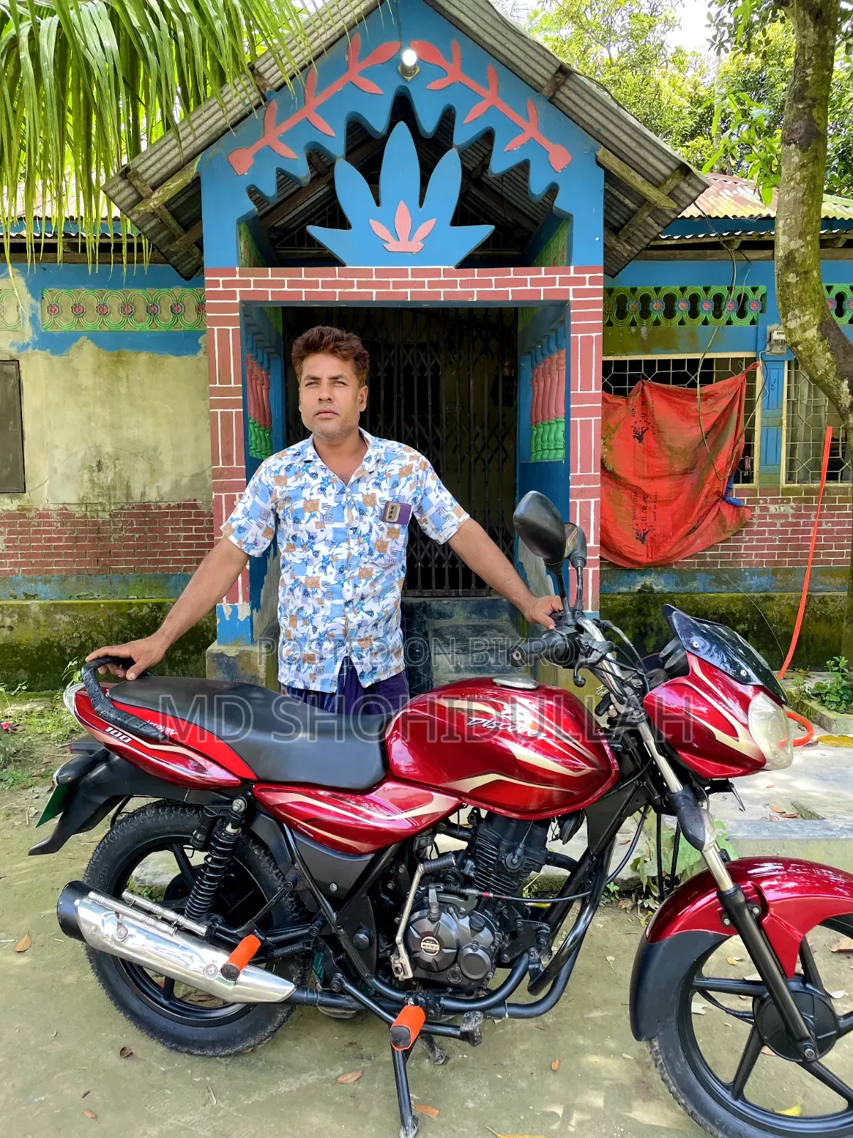 Bajaj Discover 100 2016 Red