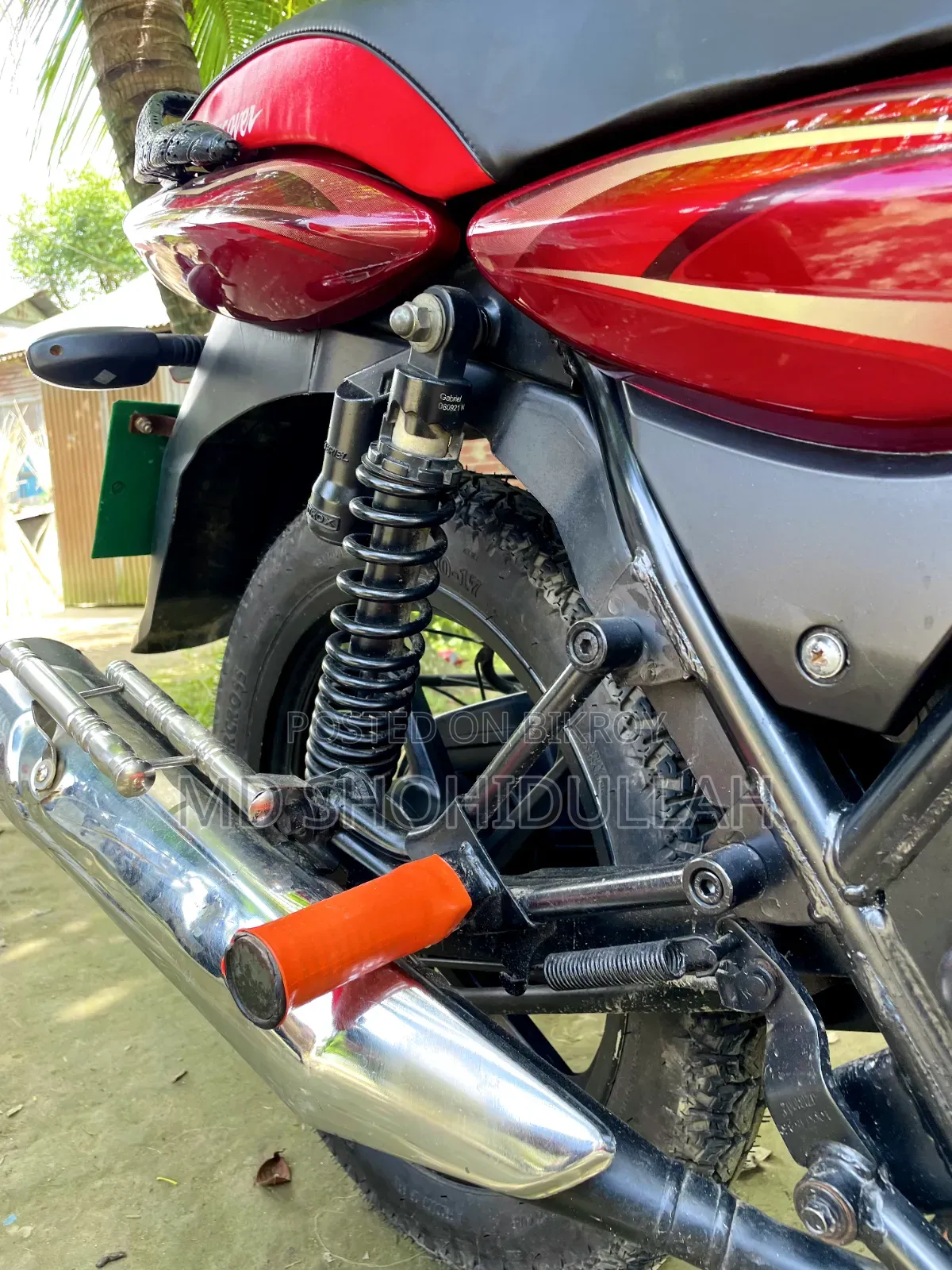 Bajaj Discover 100 2016 Red
