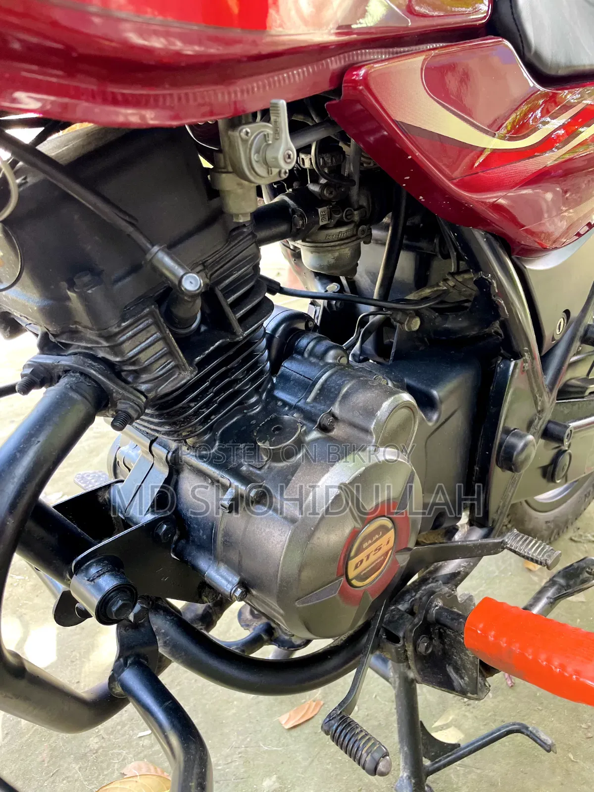 Bajaj Discover 100 2016 Red