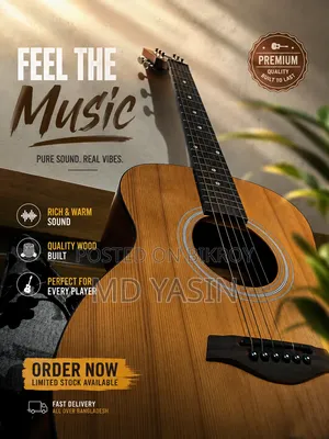 Giuliani GAG-36SS Acoustic Travel Guitar বিক্রি করবো গিটার একদম নতুন