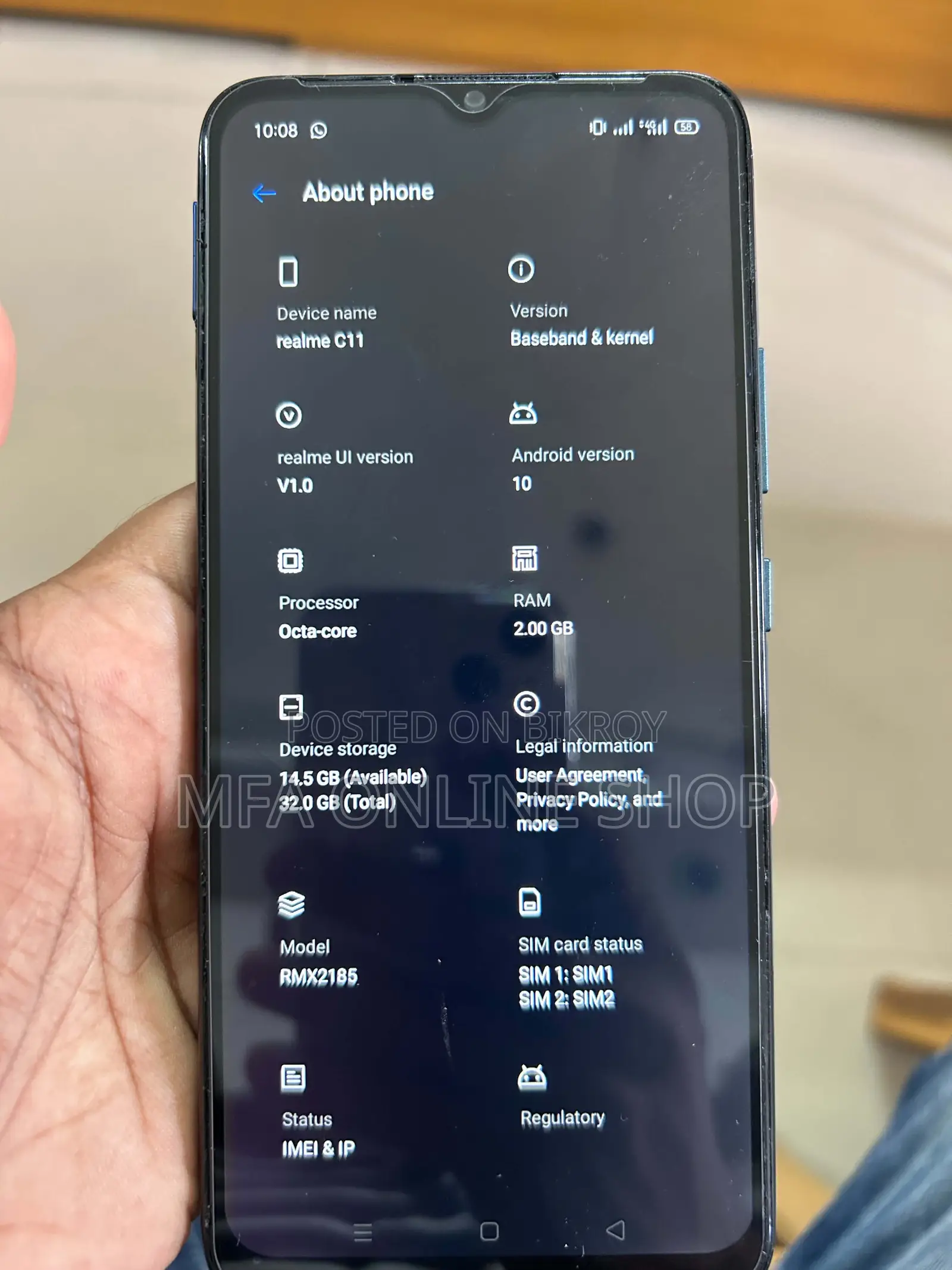 Realme C11 32 GB Blue