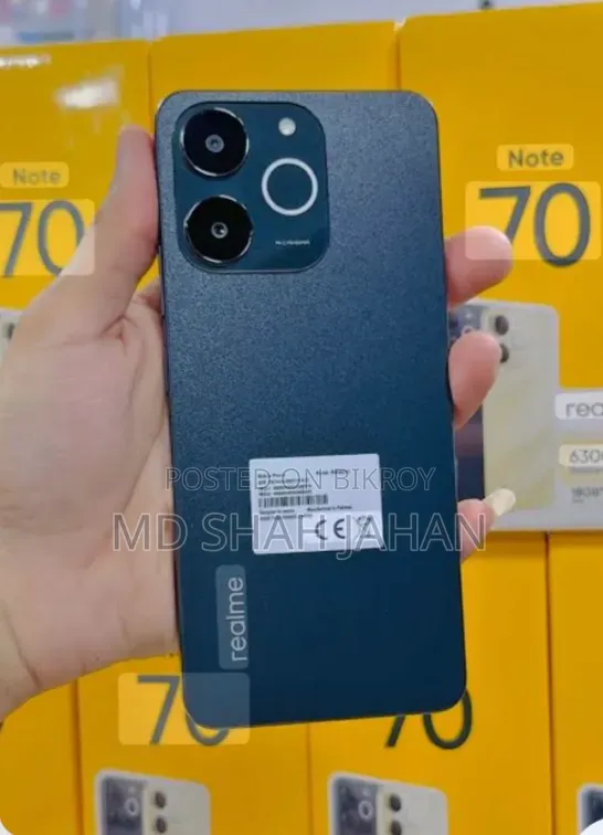 New Realme Note 70 64 GB Black