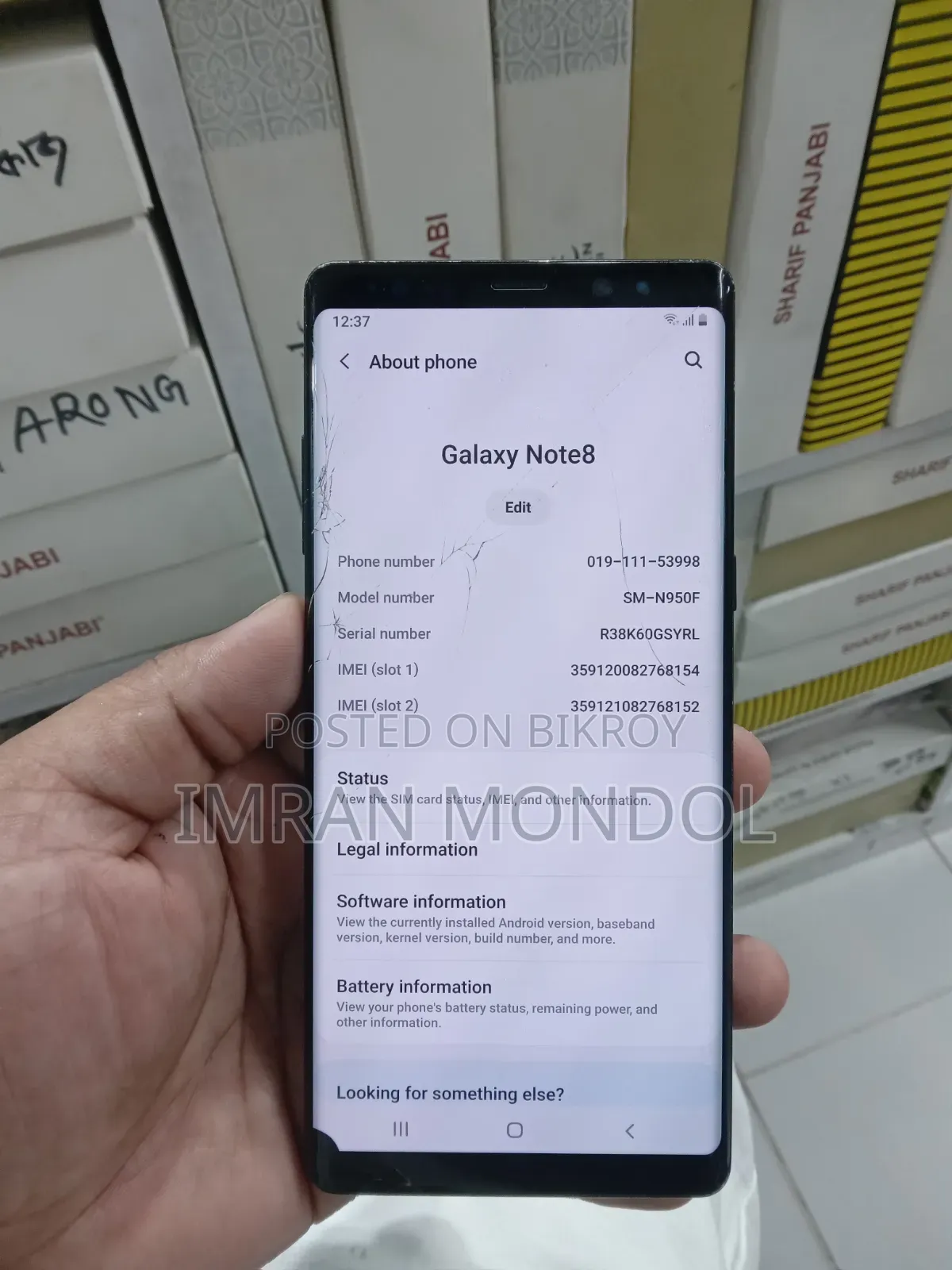 Samsung Galaxy Note 8 64 GB Black