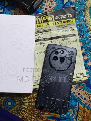 নাথিং ফোন ৩এ প্রো ২৫৬ জিবি ব্ল্যাক