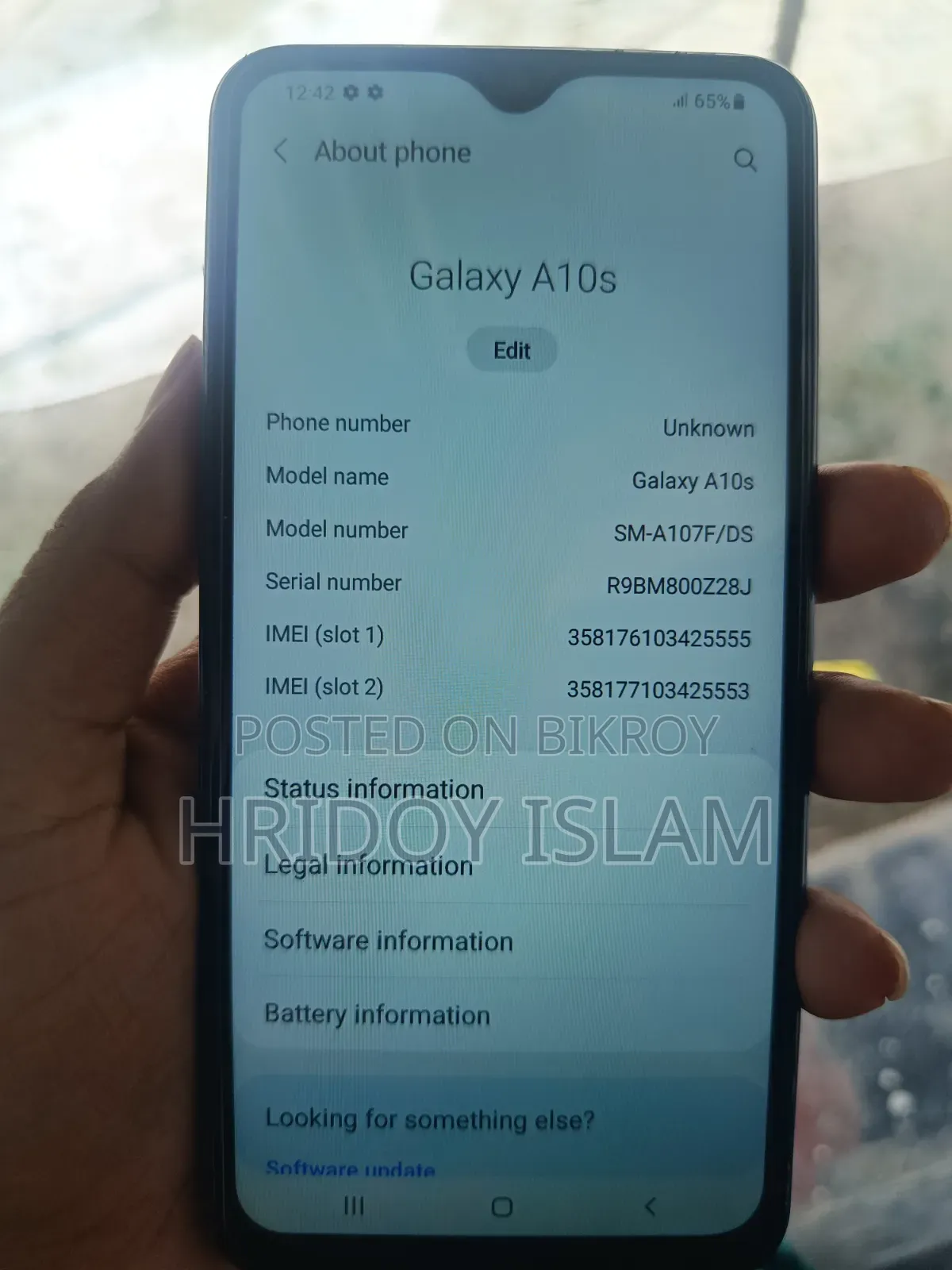 Samsung Galaxy A10s 32 GB Green