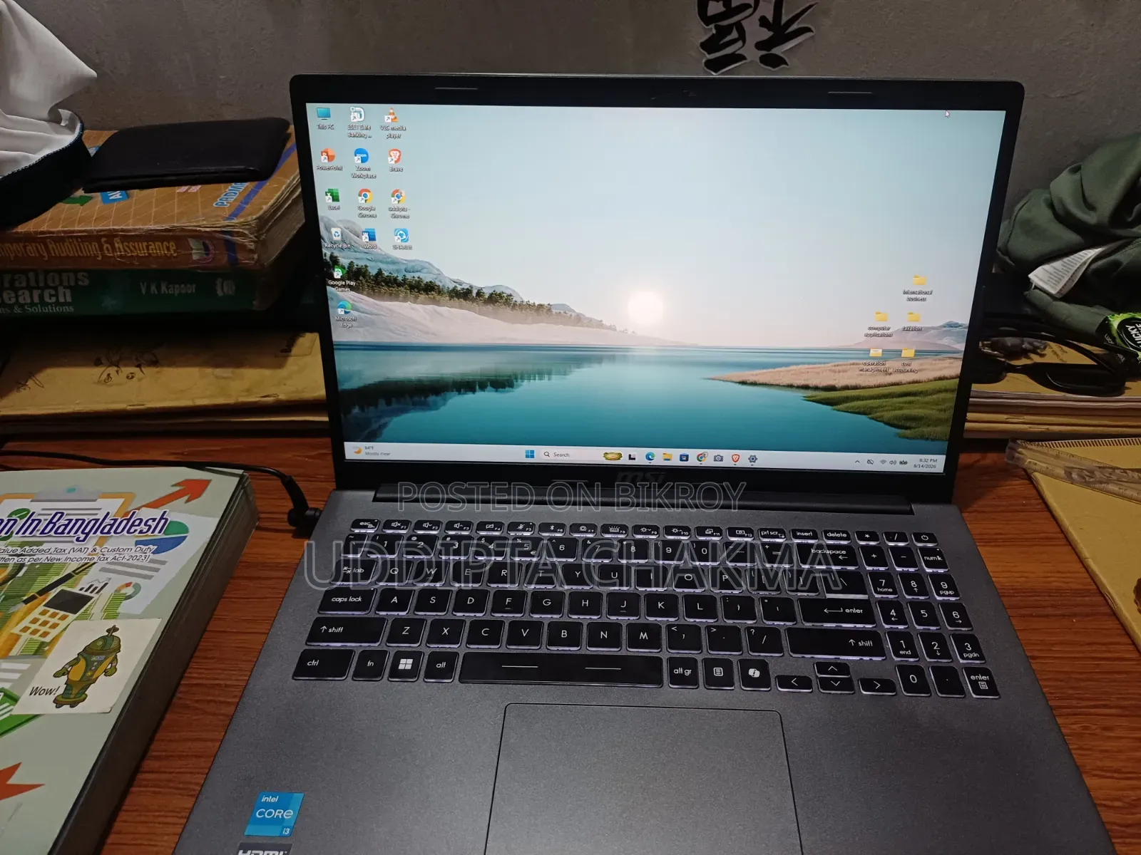 Laptop MSI Modern 14 8GB Intel Core i3 SSD 512GB