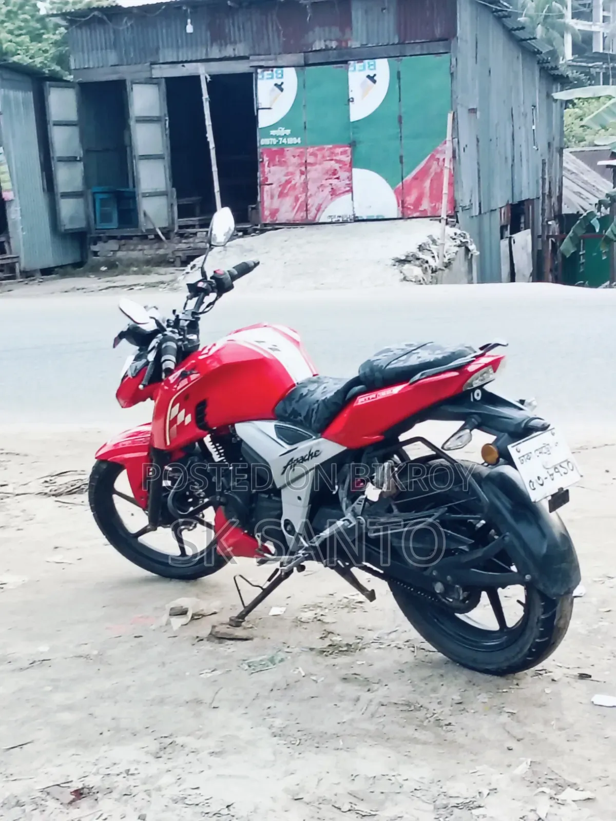 TVS Apache RTR 160 4V 2020 Red