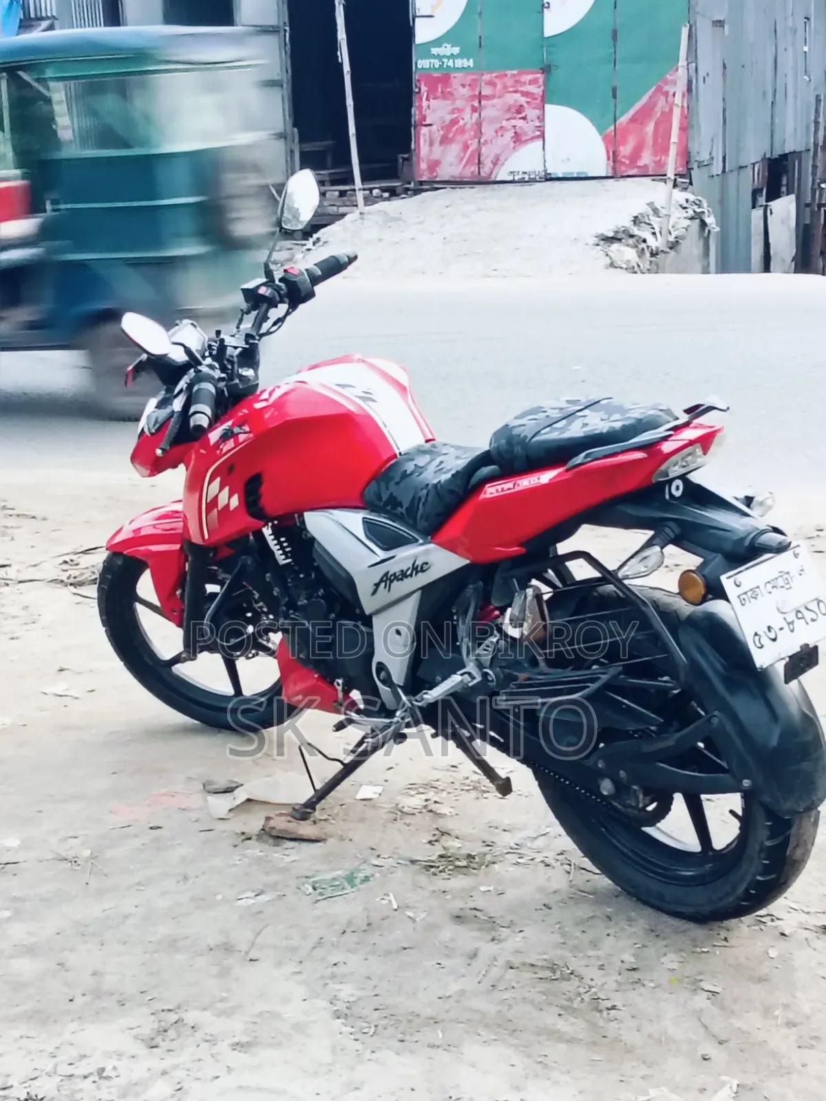 TVS Apache RTR 160 4V 2020 Red