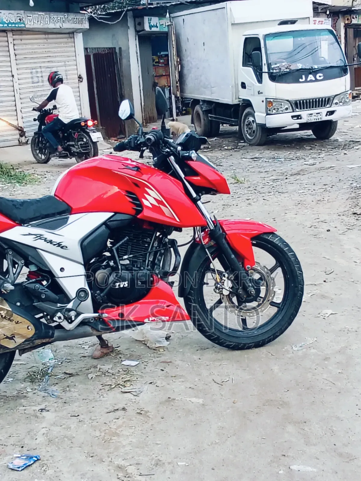 TVS Apache RTR 160 4V 2020 Red