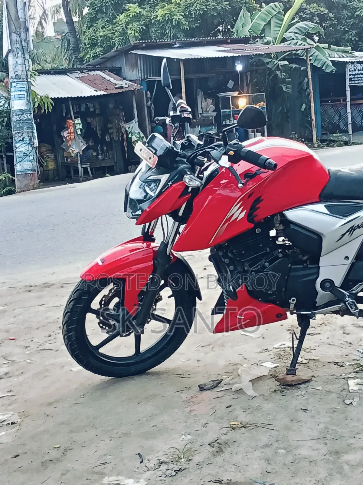 TVS Apache RTR 160 4V 2020 Red