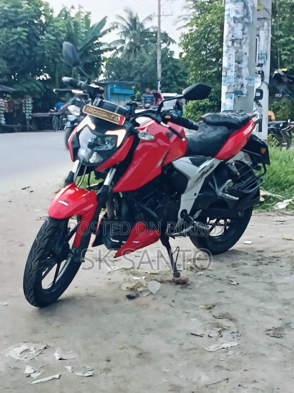 TVS Apache RTR 160 4V 2020 Red