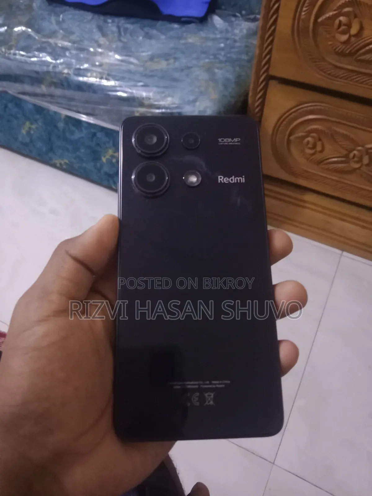 শাওমি রেডমি নোট ১৩ ২৫৬ জিবি ব্ল্যাক