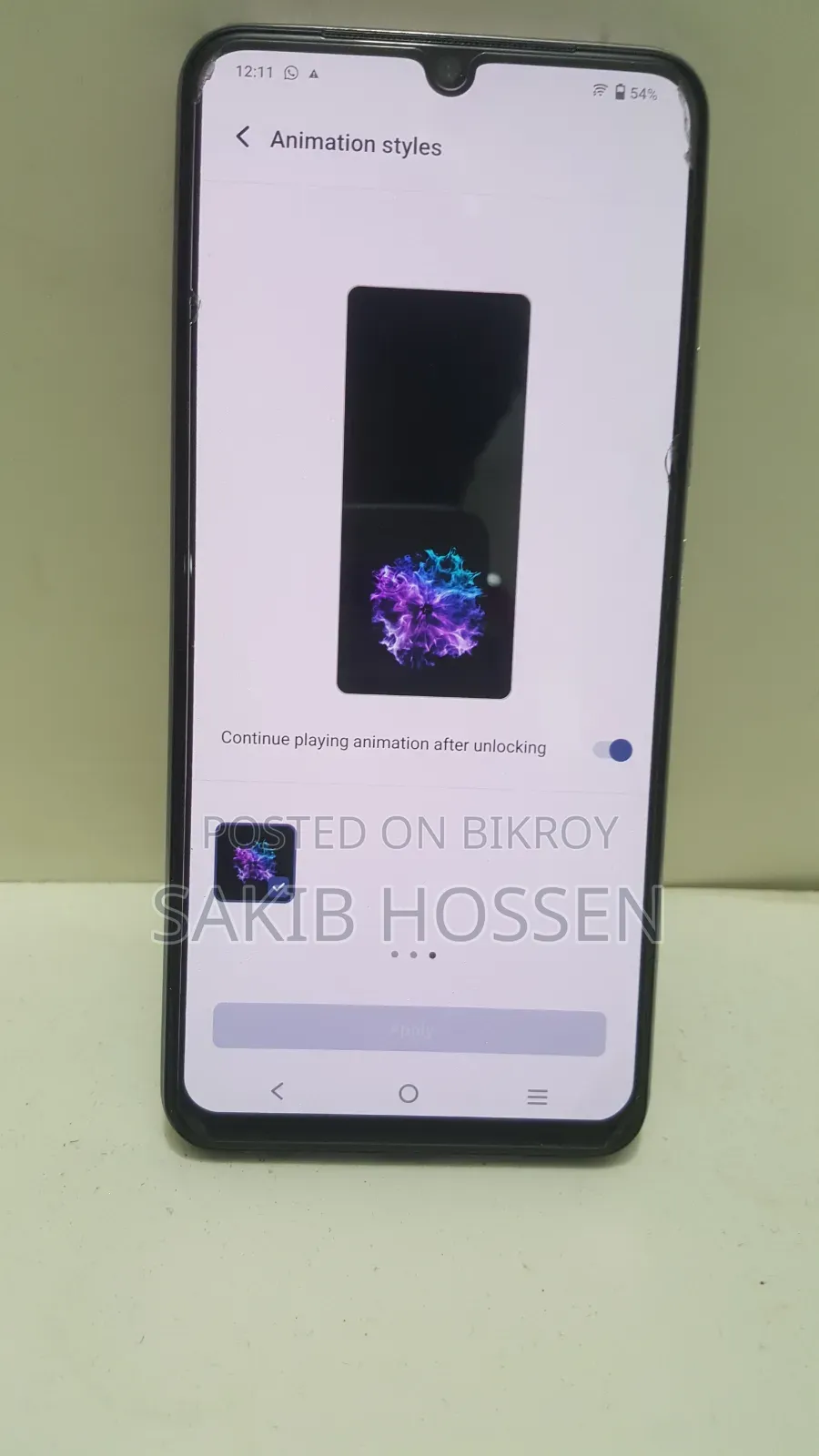 Vivo V20 128 GB Purple