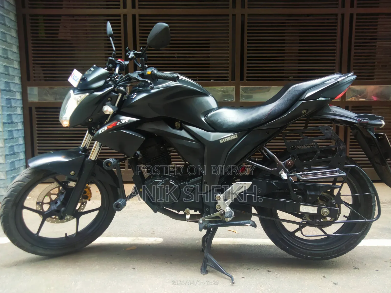 Suzuki Gixxer 2023 Black