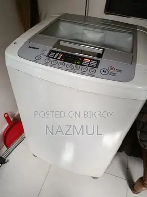 এলজি ওয়াশিং মেশিন, ৯ কেজি, ভালো অবস্থা