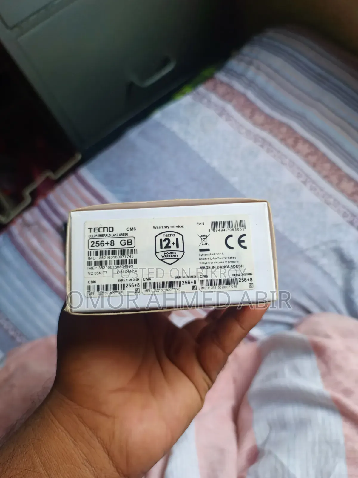 Tecno Camon 40 Pro 4G 256 GB Blue