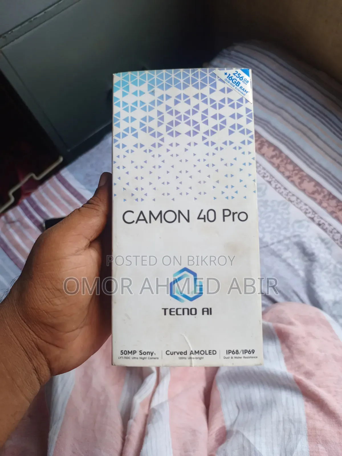 Tecno Camon 40 Pro 4G 256 GB Blue