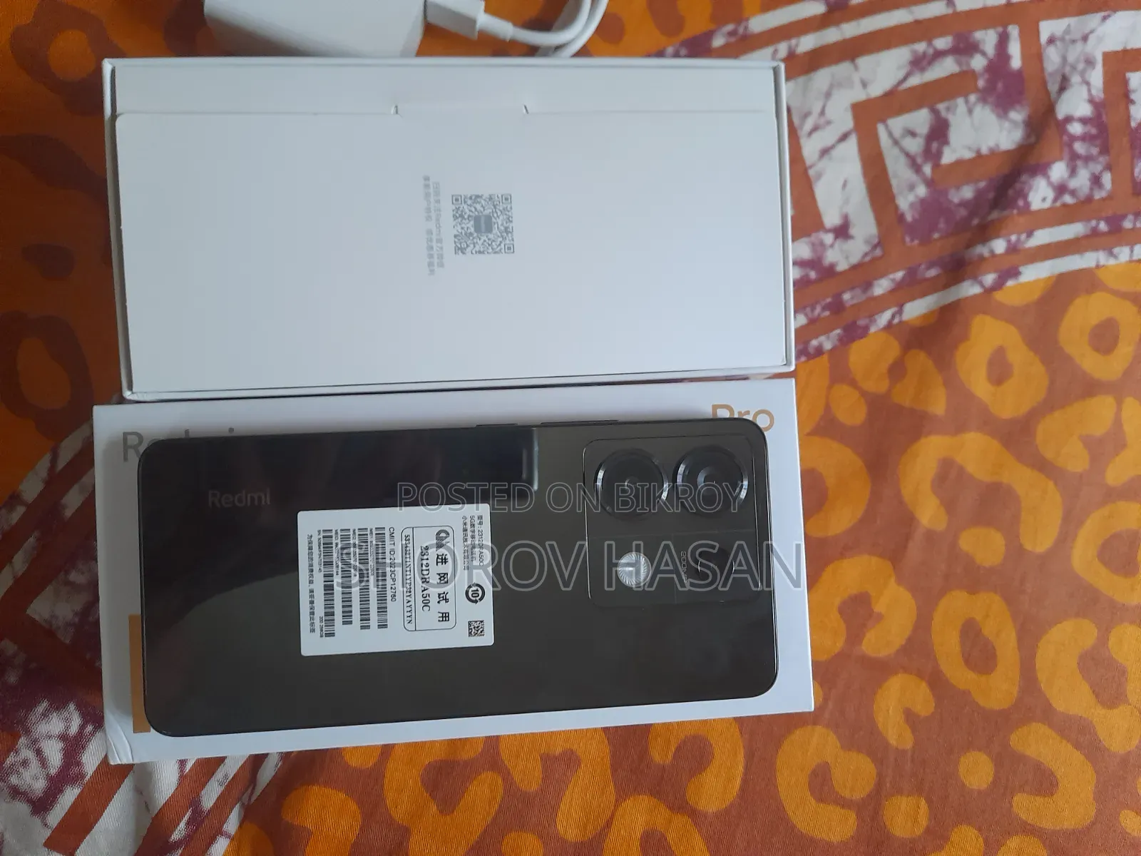 নতুন শাওমি রেডমি নোট ১৩ প্রো ৫জি ২৫৬ জিবি কালো